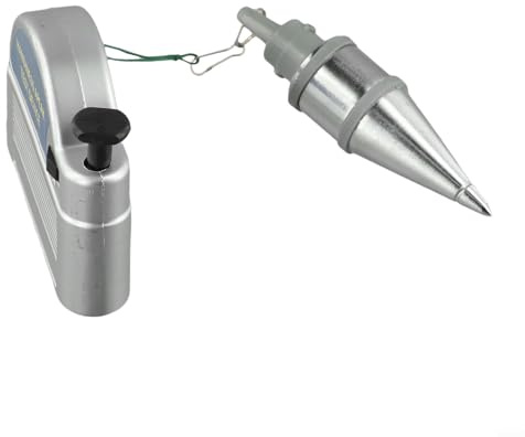 Magnetischer Linienanhänger für vertikales Messwerkzeug – 3/5/6 Meter, selbstaufziehender Lotbob, mit starker Magnetbasis, ABS + Hartstahl für den Bau & (6 Meter)