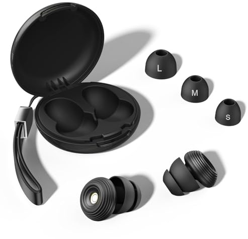 Ohrstöpsel zum schlafen, 2026 Neu Gute Nacht Gehörschutz Wiederverwendbare Schlafen Ohrstöpsel, 45dB Noise Cancelling Earplugs Ultrabequeme Soft Gut zum Schlafen, Reisen, Konzentration