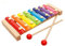 Gearmax Das Bunte Glockenspiel-Set Von Glockenspiel Für Kinder Glockenspiel Harmonisches Xylophon 8-Note 8 Töne Aus Holz Musikinstrument Für Mädchen Und Jungen Ab 1 Jahren