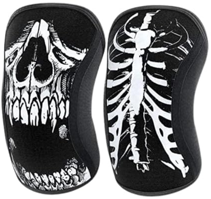 Rocktape, Ginocchiere Assassins, Teschio, 5 mm