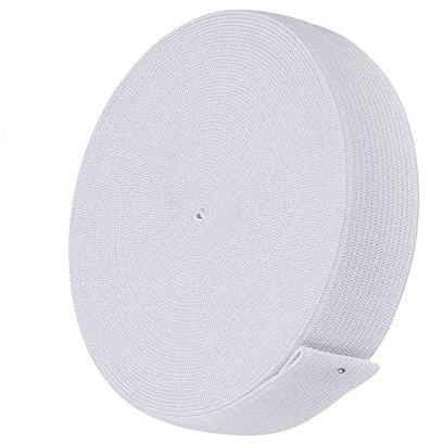 Gummiband Weiß 20mm Breit,Elastisches Band Elastische Gummiband für Nähen und Haushalt DIY Handwerk 11.5 Meter