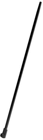 Brida HD 2,5x101 en U71X, para cables y tubos en ambientes químicos, resistente a acidos y UV, trinquete aislante de gran resistencia, 1 x 0,25 x 10,1 centímetros, color negro (Referencia: 2221HD)