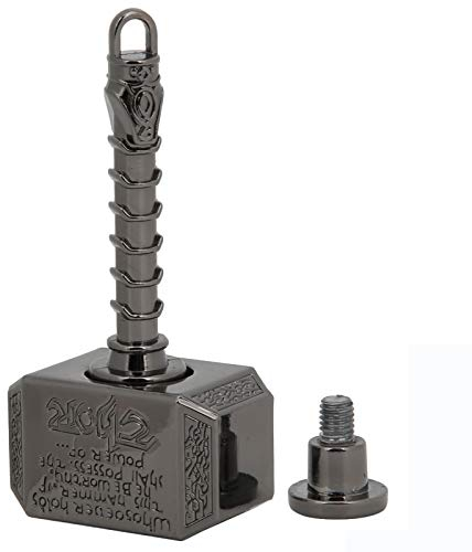 Hammer-Fidget-Spinner aus Metall, Stressabbau-Handkreisel, Fingerspitzenspielzeug für Erwachsene und Kinder, Schwarz