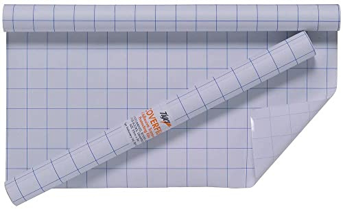 1ABOVE kvalitetsrulle med klar klibbig baksida plast bokomslag (33 cm x 3 m)