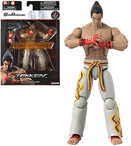 BANDAI Tekken - Actionfigur 17 cm - Kazuya Mishima Game Dimensions - Offizielle Lizenz - Gelenkfigur Kazuya Tekken - 40671