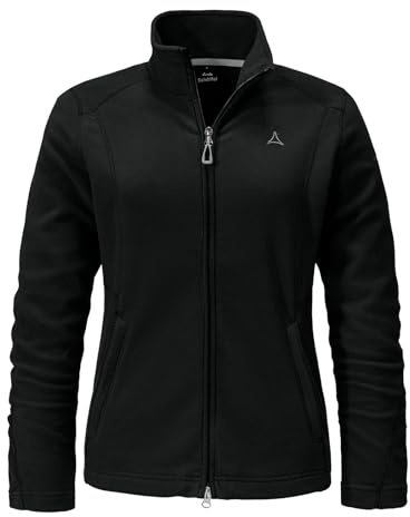 Schöffel Damen Fleece Jacket Leona3, Schwarz, 46