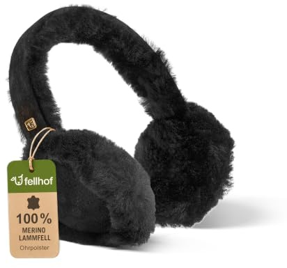 Fellhof Lammfell Ohrenwärmer | 100% Lammfell Ohrpolster