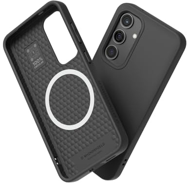 RhinoShield SolidSuit Hülle für MagSafe für Galaxy S24 | Starker Magnet, Fallschutz nach Militärstandard, klassisches Design, kabelloses Laden, schlankes Profil