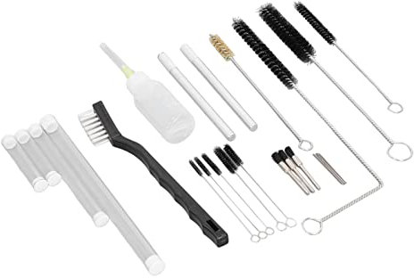 Kit di Pulizia 'aerografo, Kit di Pulizia della Pistola a Spruzzo Kit di Strumenti di Riparazione per la Pulizia della Pistola a Spruzzo Set di Spazzole Ad Ago in Acciaio