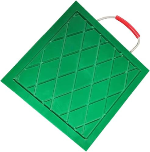 ININOSNP Multigröße stapelbar Anhänger-Wagenheber-Pads, robuste Nivellierpads for Wohnwagen zur Verteilung der Schwerkraft, mit Griffen, stapelbare stabilisierende Stützpads(30x30x5cm)