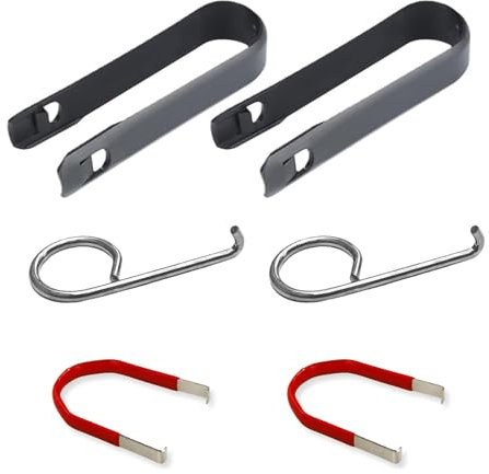 DHWEKU Chiavi per La Rimozione del Copridado,6 Pezzi Rimozione Estrattori Pinzette Portatili, Strumento Rimozione per Copri Bulloni Cerchi Auto, Tappi per Dadi per Bulloni per Ruote in Copre Strumento