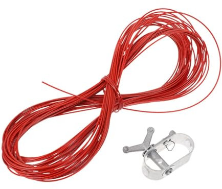 MOBUTOFU Swimming Pool Winch Kit for Ground Pool Cover Aluminum Constructed Winch Cable Fastener