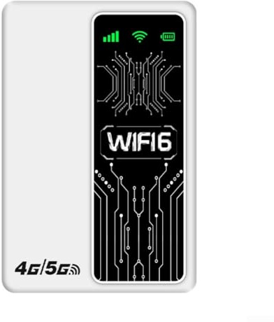 DAZZLEEX Router tascabile portatile del router con le velocità di sostegno 300Mbps di 4G 5G con la funzione hotspot della carta SIM