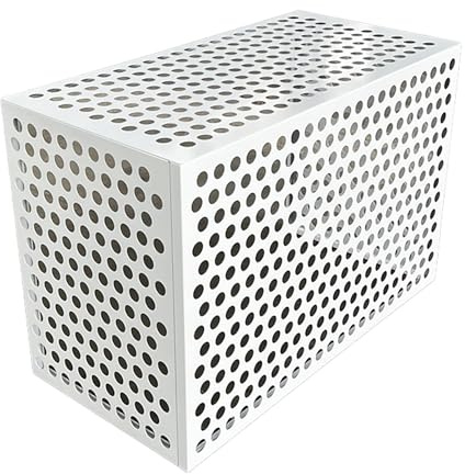 Copertura CA in alluminio resistente, protezione dell'unità di condizionatore d'aria esterna resistente alle intemperie, split AC, accessori essenziali per unità a parete