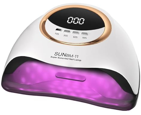 UV-LED-Nagellampe, 66 LEDs, Nageltrockner mit automatischem Bewegungssensor, professionelle UV-Lichtkabine for Nagellack, Manikürelampe(BM-1)