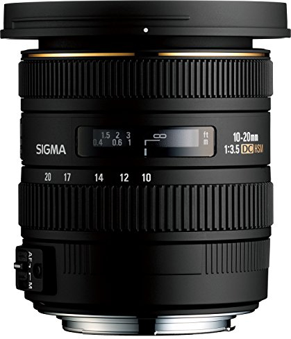 Sigma 10-20mm f3.5 EX DC HSM Lens for Nikon Digital SLR Cameras with APS-C Sensors black