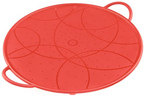 Kuhn Rikon Tapa Anti-Salpicadura, Silicona, Rojo, 26 Centimeters cm