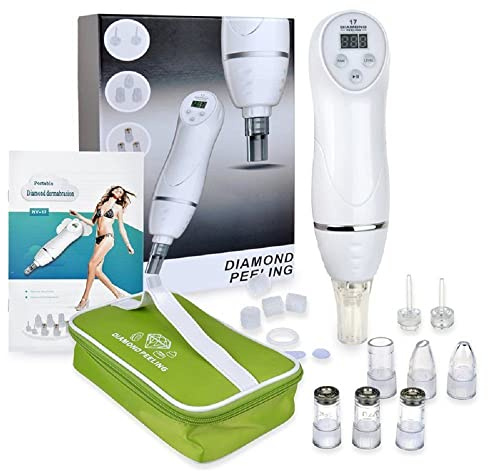 YAVOCOS 6 Tips Blackhead Vacuum Suction Remover Machine Mini Diamond 17 Dermabrasion Skin Peeling Digital Beauty Device Facial Pores Cleaner