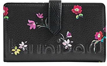 Desigual Womens Mone_Little BIA PIA Mediu Reisezubehör-Brieftasche, Black