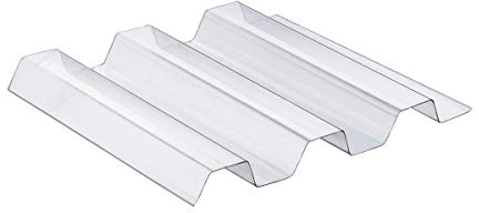 Ondex®HR PVC Profilplatten Trapez 70/18 farblos 1095mm(B) x 2000mm(L) 100% Hagelsicher!