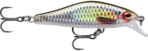 Rapala - Angelköder Shadow Rap Solid Shad - Angelzubehör Kunststoffkörper - Süßwasser-Spinnköder - Sinkend - Lauftiefe: 0,9-1,2m - Größe: 5cm / 5,5g - Hergestellt in Estland - Live Roach