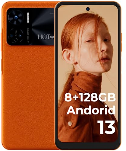HOTWAV Note 12 Android 13 Smartphone Ohne Vertrag, 6.8HD+ Display 48MP+16MP Dual Kamera, 8GB/128GB/1TB(SD)Speicher Octa Core, Günstig, 6180mAh 20W dual 4G Simlockfreie Handys, NFC, Fingerabdruck