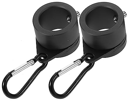 IWOWHERO Flaggenhalter 1 Satz Aluminiumlegierung Weiches Seil Ringklemme Edelstahl Wandbehang Fahnenmast Fahnenmast Ersatzteile Fahnenmast-Haltering Fahnenringe Befestigungselemente Perlen