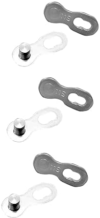 Toddmomy 3 Paare Quick-link- Kettenwerkzeugsatz MTB-Schnalle Kettengelenkverbinder Kettenglied Straßenverbinder Stoßverbinder Fahrrad Mountainbike