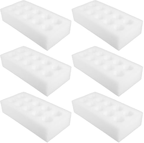 Kichvoe 6sets Protective Egg Holder Shock-absorbent Egg Storage Tray for Shipping Reliable Holder White Tray for and Storage