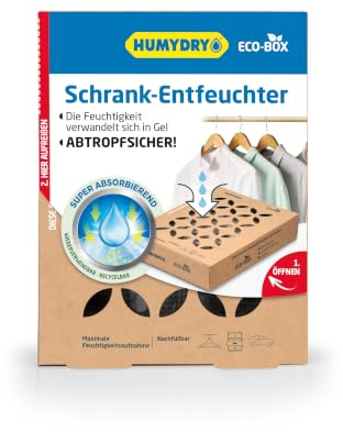 Humydry Nachfüllpackungen fur Eco-box Schrank und Auto Entfeuchter (Schrank-Entfeuchter)