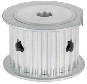 5M-25T Riemenscheibe aus Aluminiumlegierung, Bogenzahn-Innenloch, 6/6,35/8/10/12/14/15/16/17/19/20 mm, Riemenscheibe for Elektromotor, AF-Form, Riemenbreite: 25 mm(12 mm)