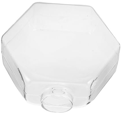 TOYANDONA Vase Verre Transparent Mural Pot Suspendu pour Plantes Jardinière Murale Verre pour Fleurs Décoration Murale De Vase pour Maison Bureau
