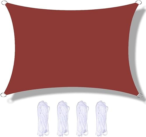 Toldo rectangular de 3 x 4 m, impermeable y resistente a los rayos UV, para patio, jardín, patio trasero, comedor al aire libre, cochera, parasol perfecto para restaurantes y espacios al aire libre