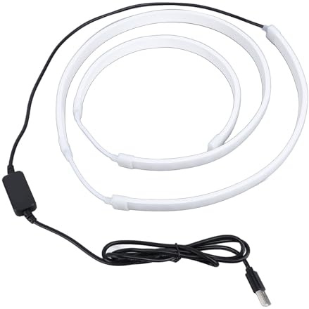 Yechiry Luce a Striscia a LED del Computer, Retroilluminazione di Sincronizzazione dello Schermo RGB con modalità MUSICA Modalità Fantasy, Piccola Striscia di Luce a LED per Display Desktop da 32