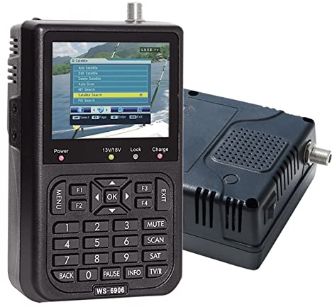 Satfinder 3.5 pollici LCD DVB-S Digital Satellite Finder Meter Finder DVB S Digital Satellite Full FTA Finder WS 6906 WS-6906