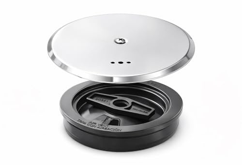 Tapa de Bote Sifónico con Válvula de Aireación Horizontal – Antiolores y Antirruidos – Ideal para Instalaciones de Baja Cota y Reformas – Acero Inoxidable