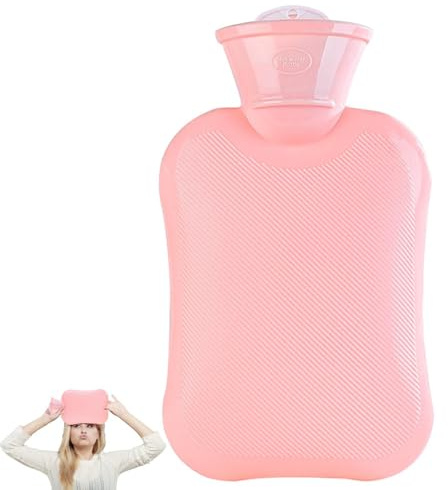 Warmwasserbeutel | Kleine tragbare Wasserflaschentasche | 500 ml Wärmbeutel für heiße und kalte Kompressen, Hand- und Fußwärmer, ideal bei Menstruationsbeschwerden