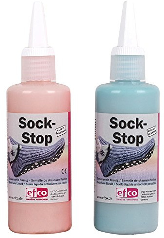 efco Sock-Stop 2er Pack rosa, hellblau - trendig und echt anziehend
