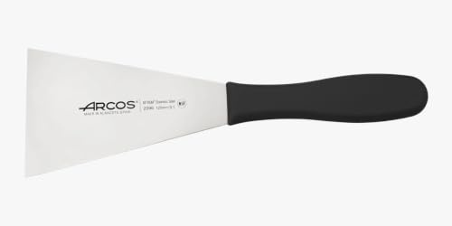 Arcos Series 2900 - Kitchen Spatula - Blade Nitrum Stainless Steel 5x3.5 - Handle Polypropylene Black Color