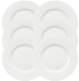 Villeroy & Boch 10-4412-2650 Frühstücksteller Royal, Porzellan, Weiß, 22.5 x 22.5 x 7.5 cm, 6 Einheiten