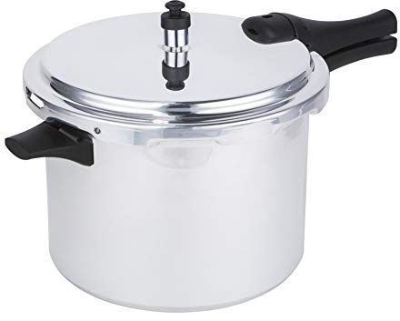 Prestige - Sleek and Simple - 8L Pressure Cooker - Medium Dome - Induction Suitable - Accessories Included