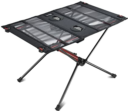 Tentock ultralätt campingbord fällbord aluminium lätt stabilt campingbord camping tält vandring resa picknick för inomhus (bord)