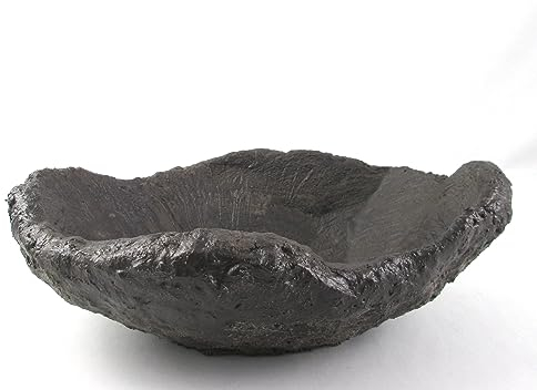 Bonsai Schale Bonsaischale Bogenschale Pflanzschale oval anthrazit 31x22x10cm (27323)