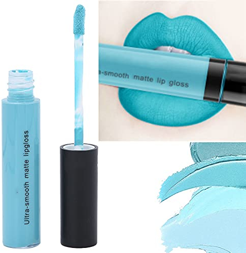 Sonew Blauer Lipgloss, Vibely Lipstick Matte für Party, Einzigartiges Frauen-Lippen-Make-up mit Anhaltender Feuchtigkeitsversorgung