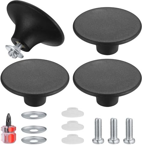 4 Stück Topfdeckelknöpfe, Universal Topfdeckelgriffe, Küche Kochgeschirr Pfannendeckel Abdeckung Kasserolle Handgriff Ersatzknöpfe Griffe für Bratpfanne Topfdeckeldeckel