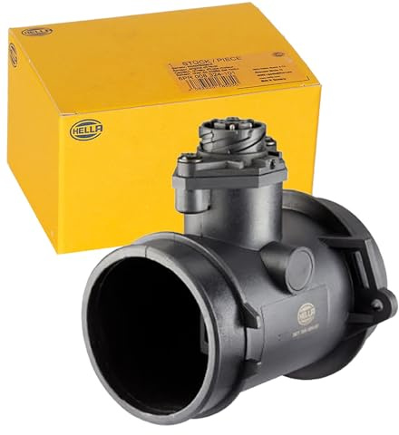 HELLA 8ET 358 095-681 Luftmassenmesser - 4-polig - Rohrstutzen | Kompatibel mit: GM KOREA KORANDO, MUSSO, MERCEDES-BENZ C-CLASS, E-CLASS, G-CLASS, G-CLASS Cabrio, S-CLASS, SL