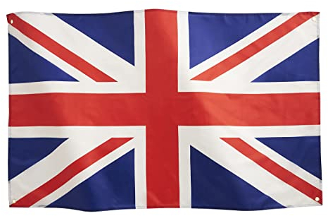 Runesol Regno Unito, Bandiera Union Jack 3x5, 91x152cm, Gran Bretagna, 4 Occhielli, Occhiello In Ogni Angolo, Celebrazioni Reali Del Regno Unito, Bandiere Premium, Impermeabile, Interno, Esterno