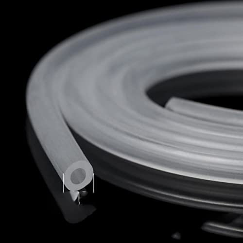 Weichgummi-Schlauch, durchscheinend, 1 Meter, flexibler Silikonschlauch, 2, 3, 4, 5, 6, 7, 8, 10 mm Außendurchmesser, multifunktional, heiß, 3 x 4 mm