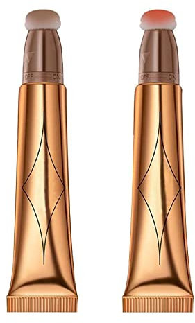 Liquid Face Blusher Stick Fard À Joues Naturel Contouring Liquide Stick 2PCS Stick Contouring Visage Baguette De Fard À Joues Liquide Bâton Surligneur Blush Maquillage Pour Le Visage Corps