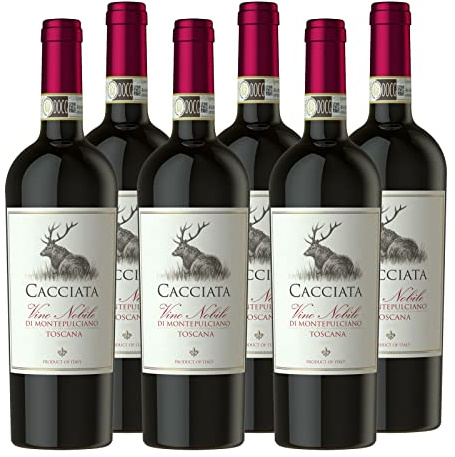 Vino Nobile di Montepulciano DOCG Cacciata Rotwein Toskana trocken (6 x 0.75l)